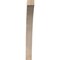 Ekena Millwork 3 1/2"W x 28"D x 32"H Thorton Smooth Knee Brace, Douglas Fir BRC04X28X32THR00SDF - alternate 4